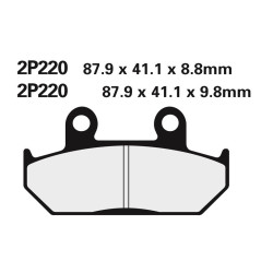 Juego pastillas de freno NISSIN 2P220GS Del. XL600V 91-93