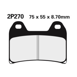 Pastillas de freno NISSIN sinterizado delantera sport 2P270ST