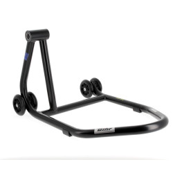 Caballete monobrazo izquierdo BIHR Home Track color negro mate y ruedas negras