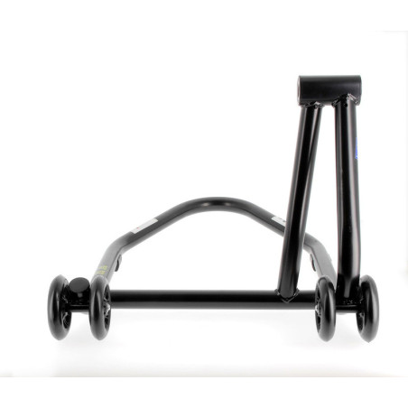 Caballete monobrazo izquierdo BIHR Home Track color negro mate y ruedas negras