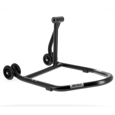 Caballete monobrazo derecho BIHR Home Track color negro mate y ruedas negras