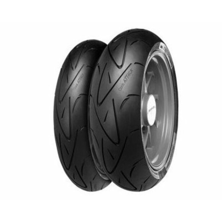 Pack de neumático CONTINENTAL 2 ContiSportAttack (120/70 ZR 17 + 190/55 ZR 17)