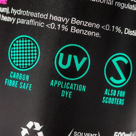 Spray protector con PTFE (teflón) MUC-OFF Motorcycle Protectant para taller - Spray 500ml (x12)
