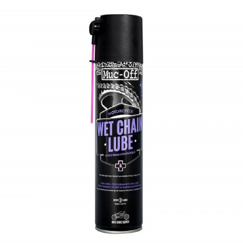 MUC-OFF Lubricante de cadenas clima húmedo - Spray 400ml (x12)