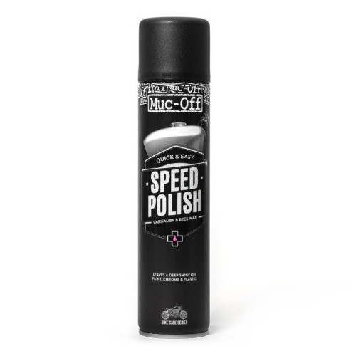 Pulimento (cera de carnauba) MUC-OFF Motorcycle Speed Polish - Spray 400ml (x12)