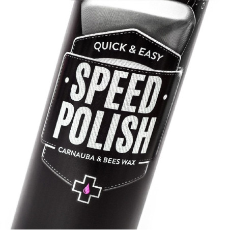 Pulimento (cera de carnauba) MUC-OFF Motorcycle Speed Polish - Spray 400ml (x12)