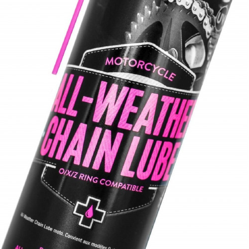 Grasa de cadena cerámica MUC-OFF Motorcycle Endurance Ceramic Chain lube - Spray 400ml (x12)