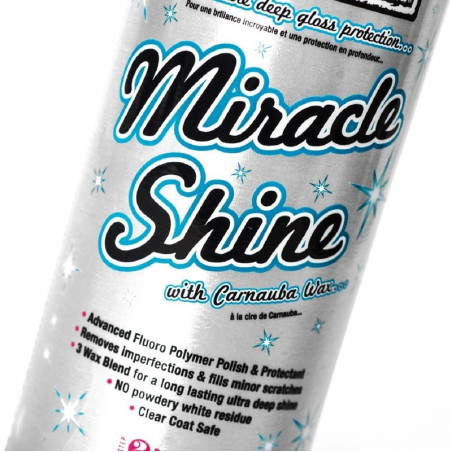 Pulimento (cera de carnauba) MUC-OFF Miracle Shine Motorcycle Polish Bote - 500ml (x12)