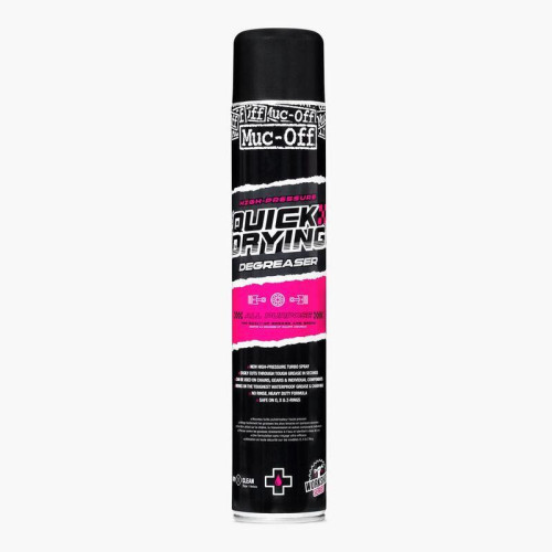 Limpiador desengrasante para cadenas de moto MUC-OFF High-Pressure - Pack spray 750 ml (x6)