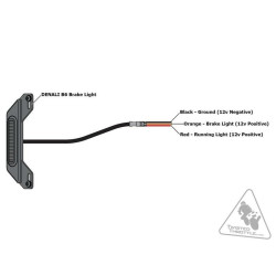 Luz de freno adaptable al guardabarros Denali B7 2