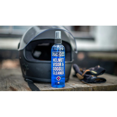 Limpiador antibacteriano de lentes y cascos MUC-OFF Helmet & Visor Cleaner - Spray 30ml (x18)