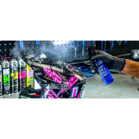 Limpiador antibacteriano de lentes y cascos MUC-OFF Helmet & Visor Cleaner - Spray 30ml (x18)