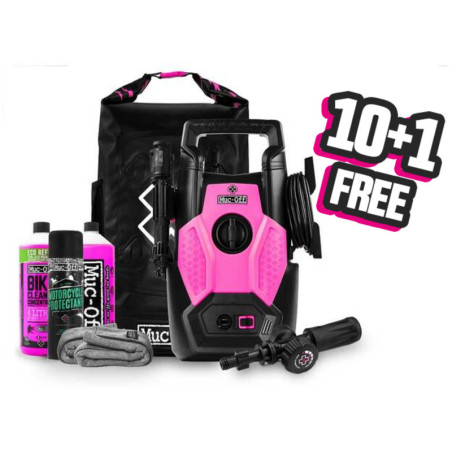 Kit de hidrolimpiadora para moto y bici MUC-OFF - Pack 10 uds + 1 GRATIS