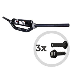 Kit manillar ODI CFT Podium MX + 3 pares de puños MX V2 Lock-On medio cuadradillo