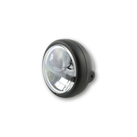 Faro delantero LED HIGHSIDER pro Pecos Type 5 - 5 3/4 inch - negro