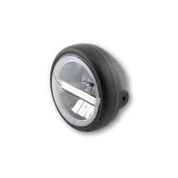 Faro delantero LED HIGHSIDER pro Pecos Type 6 - 5 3/4 inch - negro