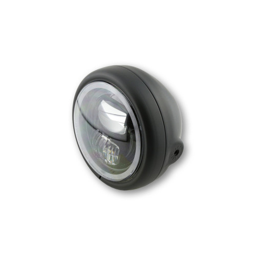 Faro delantero LED HIGHSIDER pro Pecos Type 7 - 5 3/4 inch - negro