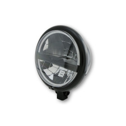 Faro delantero LED HIGHSIDER pro Bates Style Type 5 - 5 3/4 inch - negro