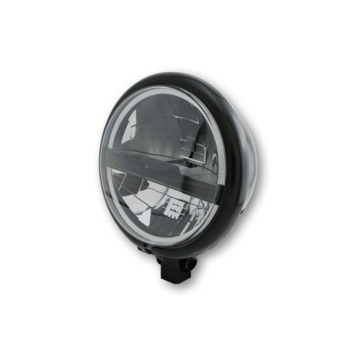 Faro delantero LED HIGHSIDER pro Bates Style Type 5 - 5 3/4 inch - negro