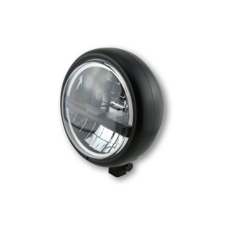 Faro delantero LED HIGHSIDER pro Pecos Type 5 - 5 3/4 inch - negro