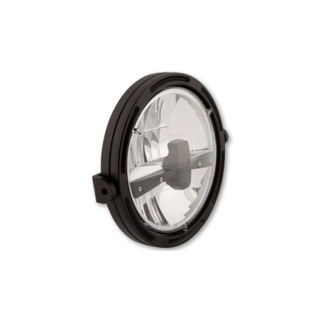 Faro delantero LED HIGHSIDER pro Frame-R1 Type 3 - 7 inch - negro