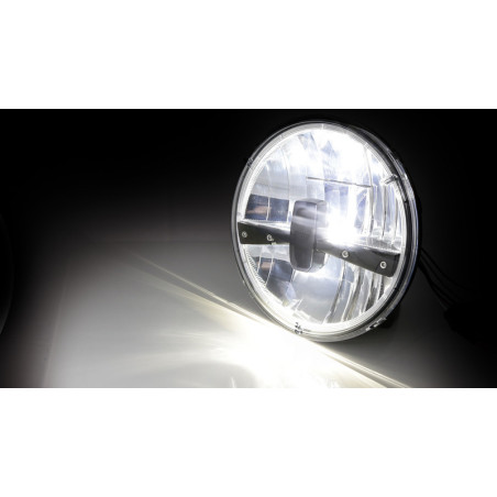 Faro delantero LED HIGHSIDER pro Frame-R1 Type 3 - 7 inch - negro