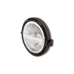 Faro delantero LED HIGHSIDER pro Frame-R1 Type 4 - 7 inch - negro
