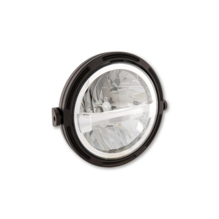 Faro delantero LED HIGHSIDER pro Frame-R1 Type 4 - 7 inch - negro
