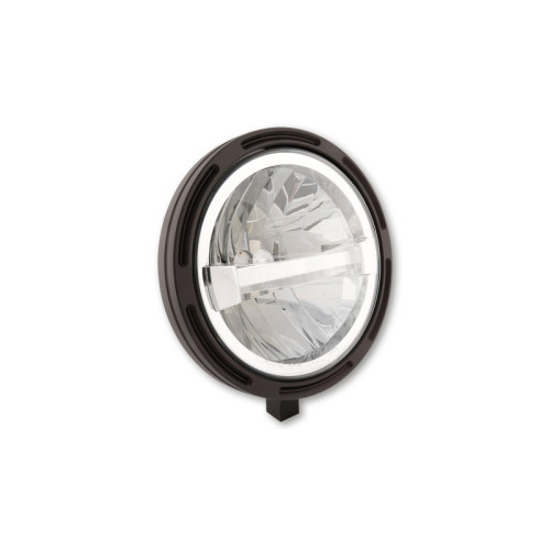 Faro delantero LED HIGHSIDER pro Frame-R1 Type 4 - 7 inch - negro