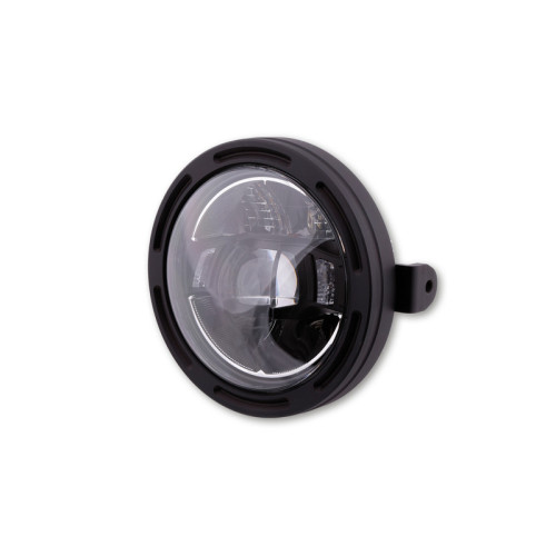 Faro delantero LED HIGHSIDER pro Frame-R2 Type 10 - 5 3/4 inch - negro