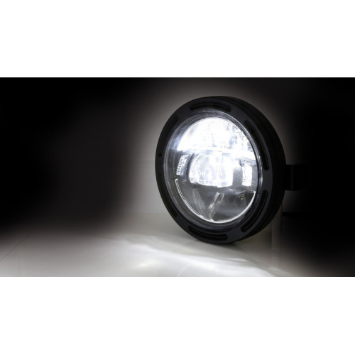 Faro delantero LED HIGHSIDER pro Frame-R2 Type 10 - 5 3/4 inch - negro
