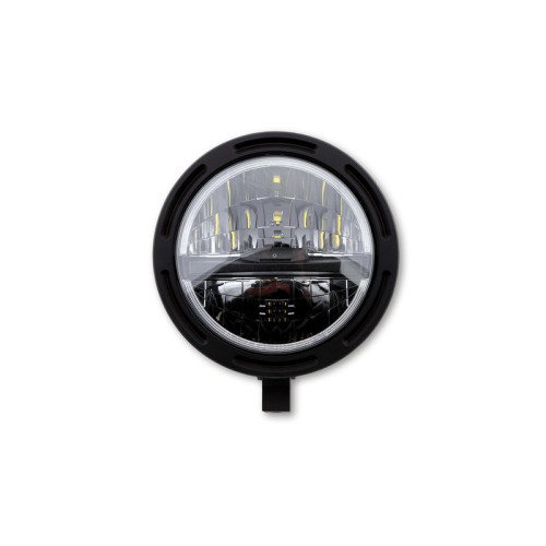 Faro delantero LED HIGHSIDER pro Frame-R2 Type 5 - 5 3/4 inch - negro