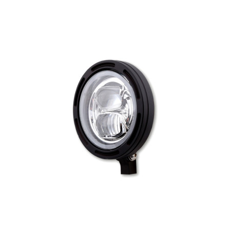 Faro delantero LED HIGHSIDER pro Frame-R2 Type 7 - 5 3/4 inch - negro