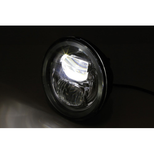 Faro delantero LED HIGHSIDER pro Frame-R2 Type 7 - 5 3/4 inch - negro