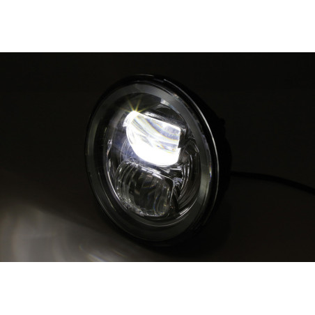 Faro delantero LED HIGHSIDER pro Frame-R2 Type 7 - 5 3/4 inch - negro