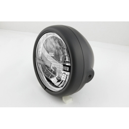 Faro delantero LED HIGHSIDER pro Pecos Type 12 - 5 3/4 inch - negro