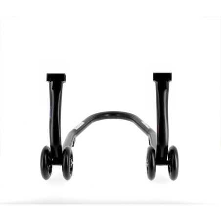 Caballete delantero universal VECTOR con ruedas + soporte giratorio bajo horquilla
