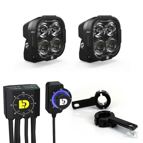 Kit de faro auxiliar DENALI DialDim DL4 universal