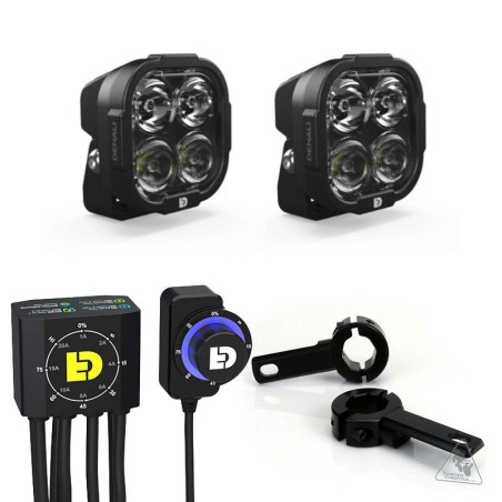 Kit de faro auxiliar DENALI DialDim DL4 universal