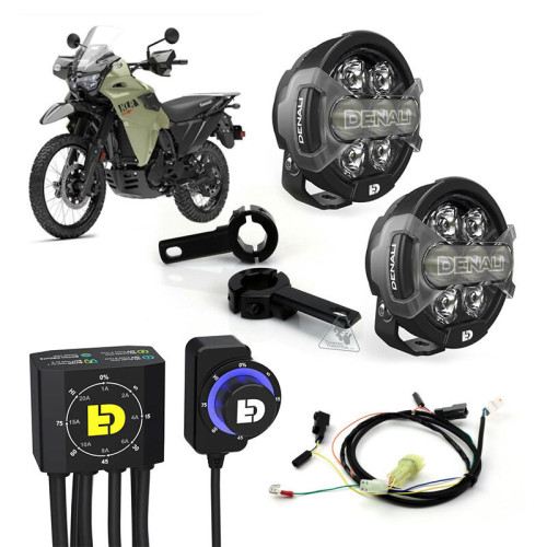 Kit de faro auxiliar LED DENALI D7 Pro con cableado y controlador DialDim™