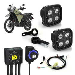 Kit de faro auxiliar LED DENALI D4 con cableado y controlador DialDim™