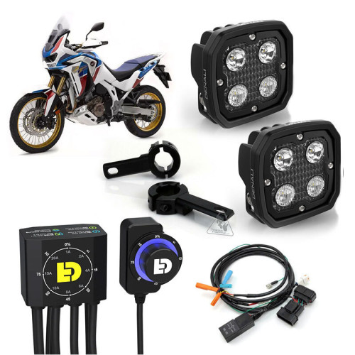Kit de faro auxiliar LED DENALI D4 con cableado y controlador DialDim™