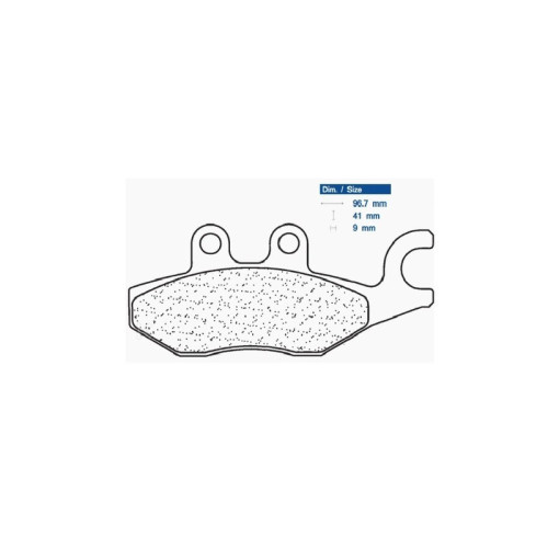 Juego de pastillas sinterizadas CL BRAKES (3077MSC)