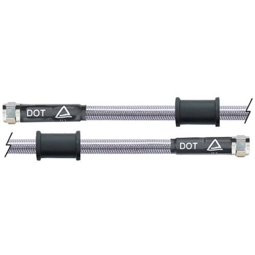 Latiguillo metálico transparente Venhill 825mm tuercas cromadas