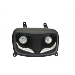 Faro auxiliar LED R8 BIHR negro mate