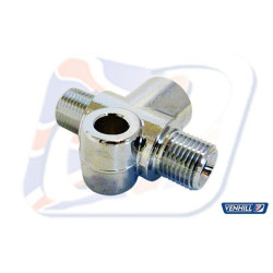 Conector T hembra M10x1 convexo Venhill 2