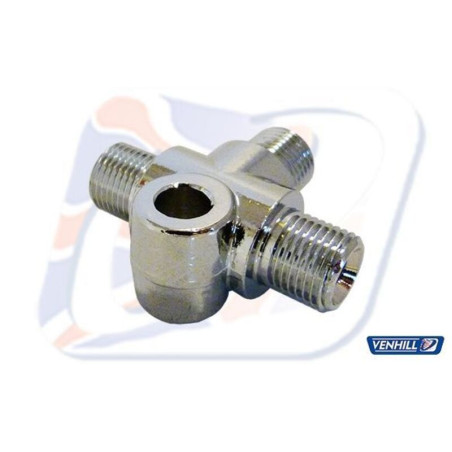 Conector T macho Venhill sujeción M6