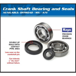 Kit rodamientos y retenes de cigüeñal All Balls 24-1006 2