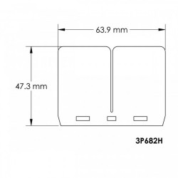 Láminas para caja de láminas V-Force 3, Sherco SE250 V303D-M