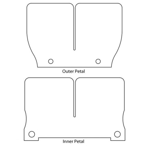 Láminas de carbono para caja de láminas V-Force 2
